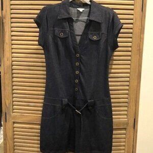 Guess Stretch Denim Mod Dress Size L